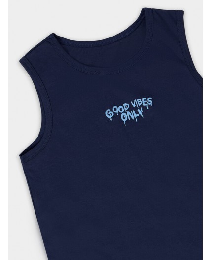 Комплект т.синий +граффити на т.синем