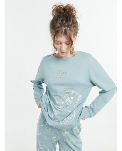 Комплект сланец +котики со звездами