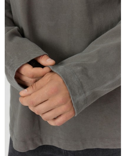 Лонгслив ACID WASH св.серый