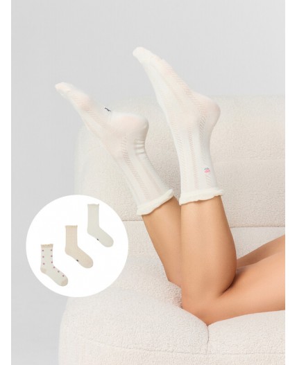 Носки молочный /нюдовый/