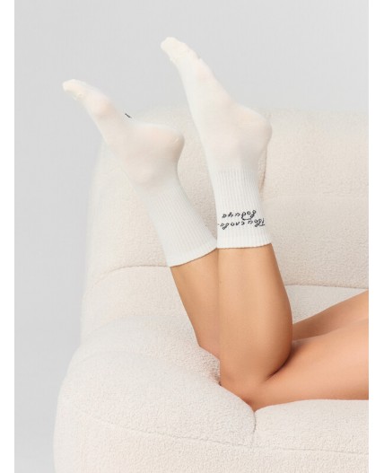 Носки молочный