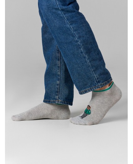 Носки серый меланж