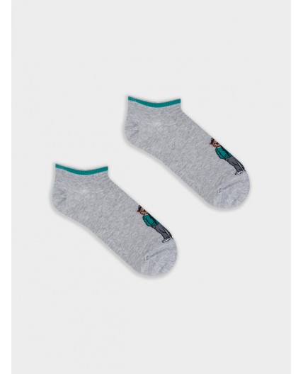 Носки серый меланж