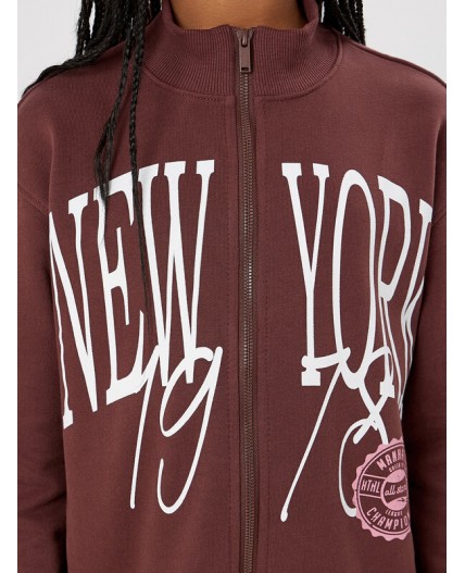 Толстовка шоколад +печать