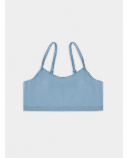 Топ сине -голубой