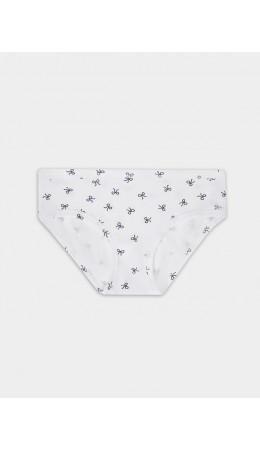Трусы бантики на белоснежном