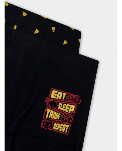 Трусы черный +мешки денег на черном