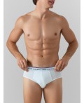 Трусы белый + серый меланж 4306-А +черный1