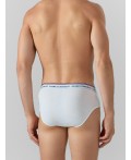 Трусы белый + серый меланж 4306-А +черный1