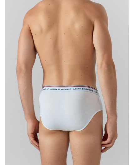 Трусы белый + серый меланж 4306-А +черный1