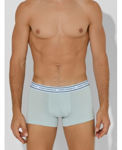 Трусы жемчужно -голубой +джинс +т.синий