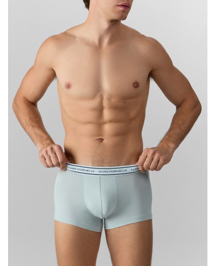 Трусы жемчужно -голубой +джинс +т.синий