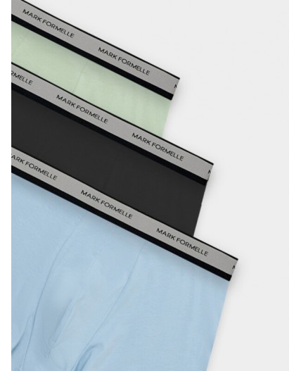 Трусы св.зеленый +серо-голубой +т.синий