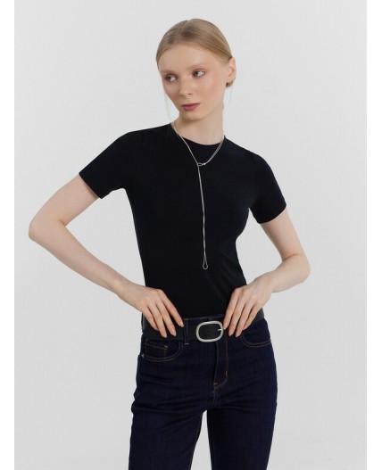 Футболка черный +печать1