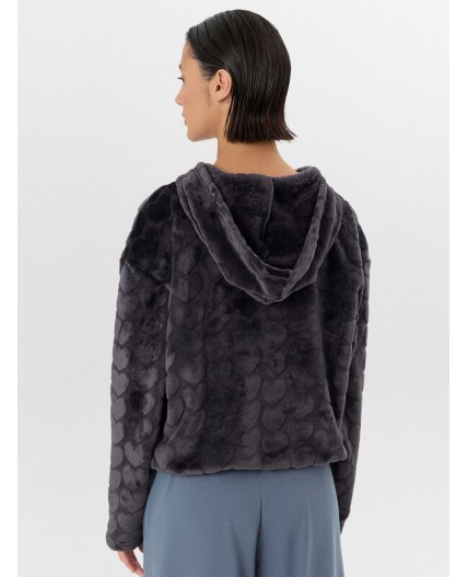 Худи серые сердечки