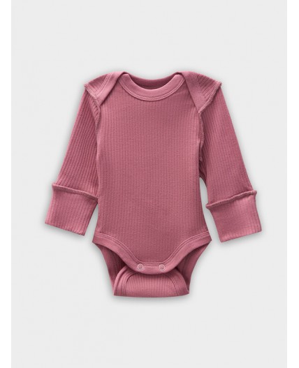 Боди зайчики на зв.белом +дымчатая роза