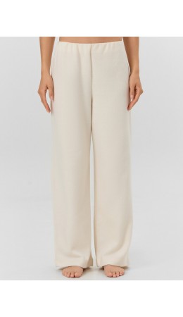 Брюки молочный