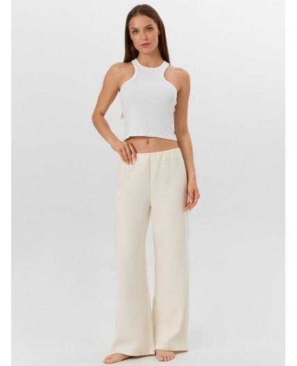Брюки молочный