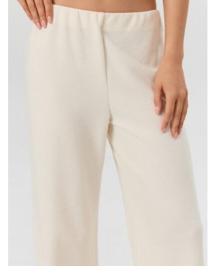 Брюки молочный