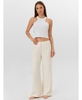 Брюки молочный