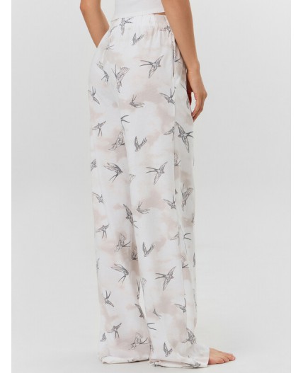 Брюки птицы на льду