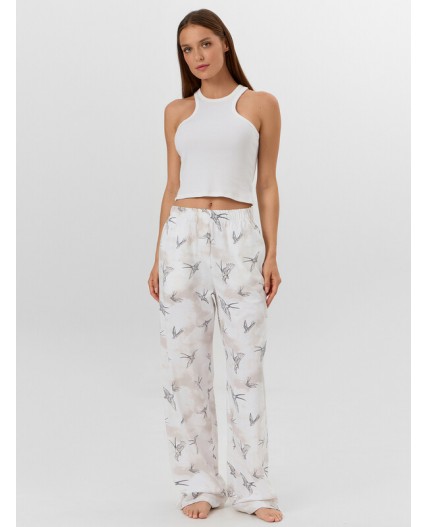 Брюки птицы на льду