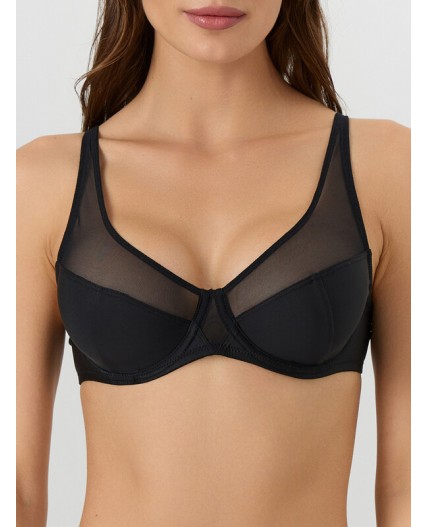 Бюстгальтер черный
