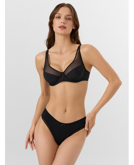 Бюстгальтер черный