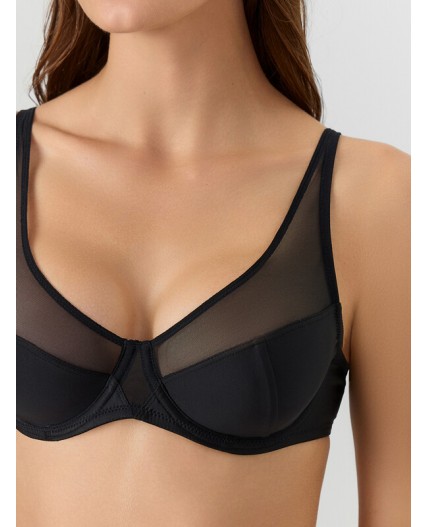 Бюстгальтер черный