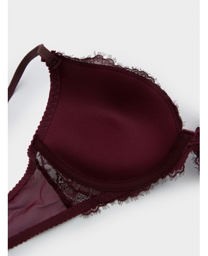 Бюстгальтер бургундское вино