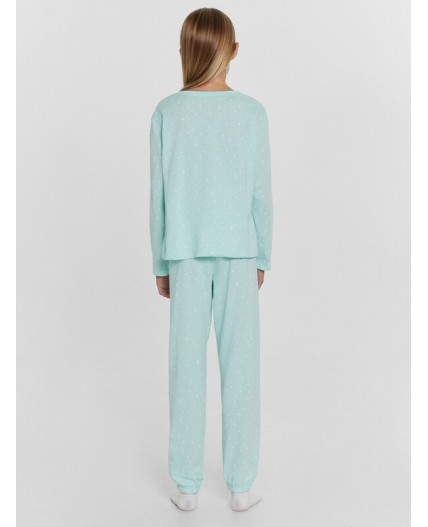 Комплект мерцание на бирюзе