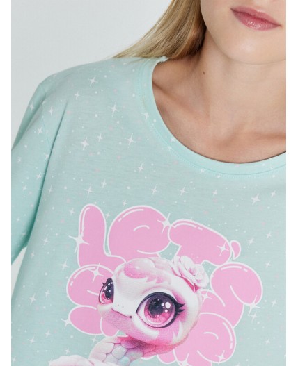 Комплект мерцание на бирюзе