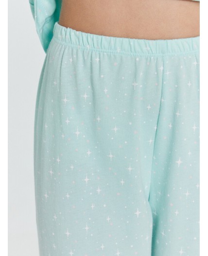 Комплект мерцание на бирюзе