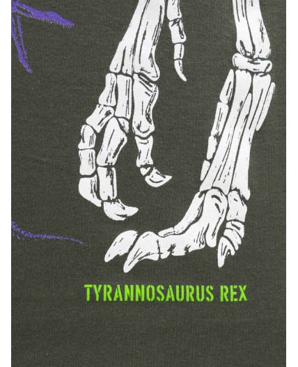 Комплект домашний т.хаки +скелеты на т.хаки