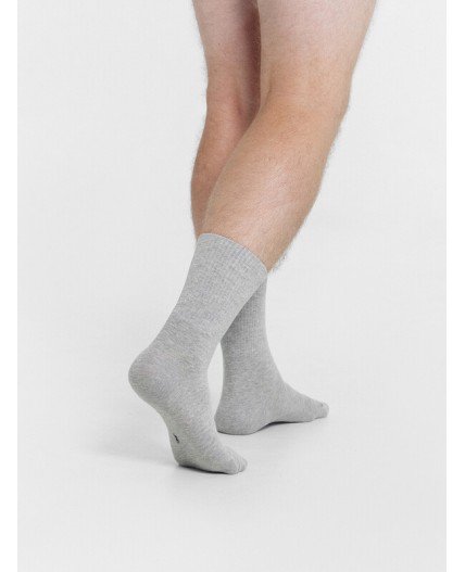 Носки св.серый меланж