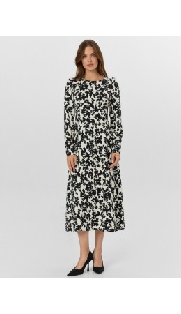 Платье геометрия на молочном