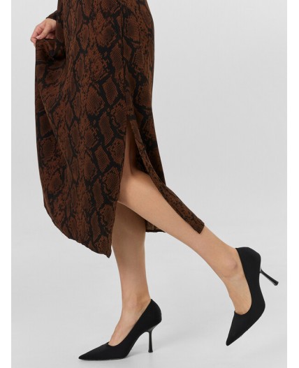 Платье змея на коричневом