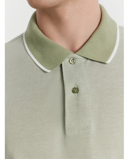 Футболка двухцветный зеленый чай