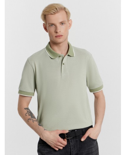 Футболка двухцветный зеленый чай