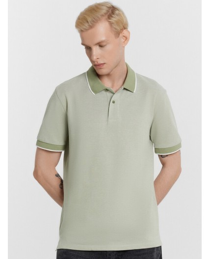 Футболка двухцветный зеленый чай