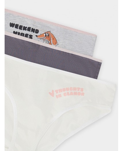 Трусы олово +печать