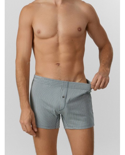 Трусы бело-серая полоска