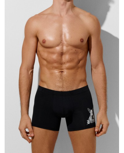 Трусы черный +печать2