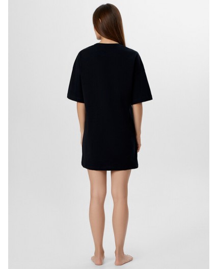 Туника черный +печать6