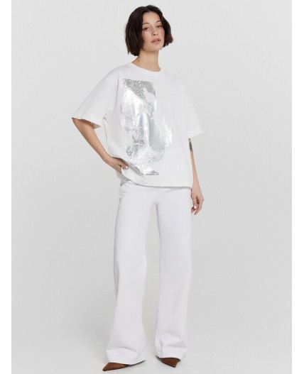 Футболка белый +печать5