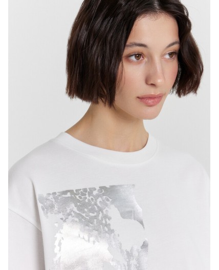 Футболка белый +печать5