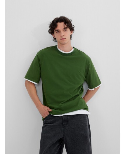 Футболка ACID WASH зеленый