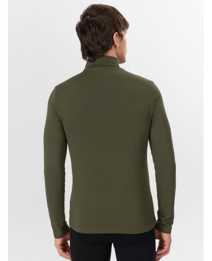 Лонгслив оливковый