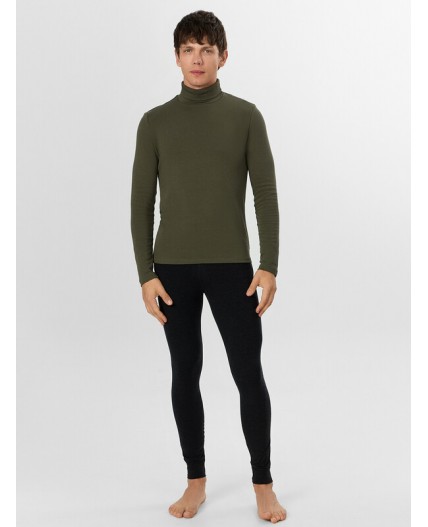 Лонгслив оливковый