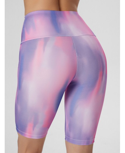Шорты фиолетовый тай-дай